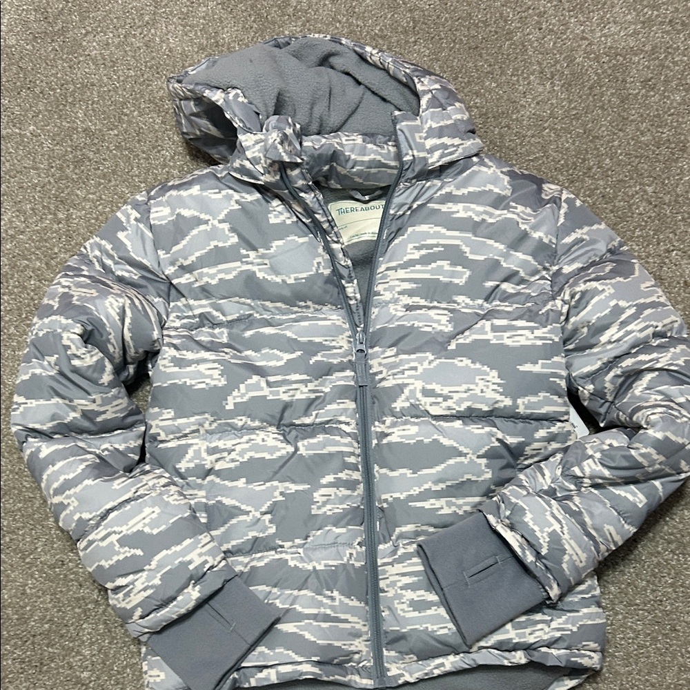 Children's Camouflage Puffer Jacket